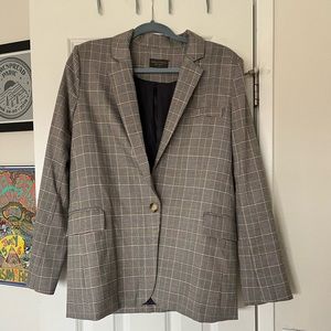 Plaid Dress Forum Blazer
